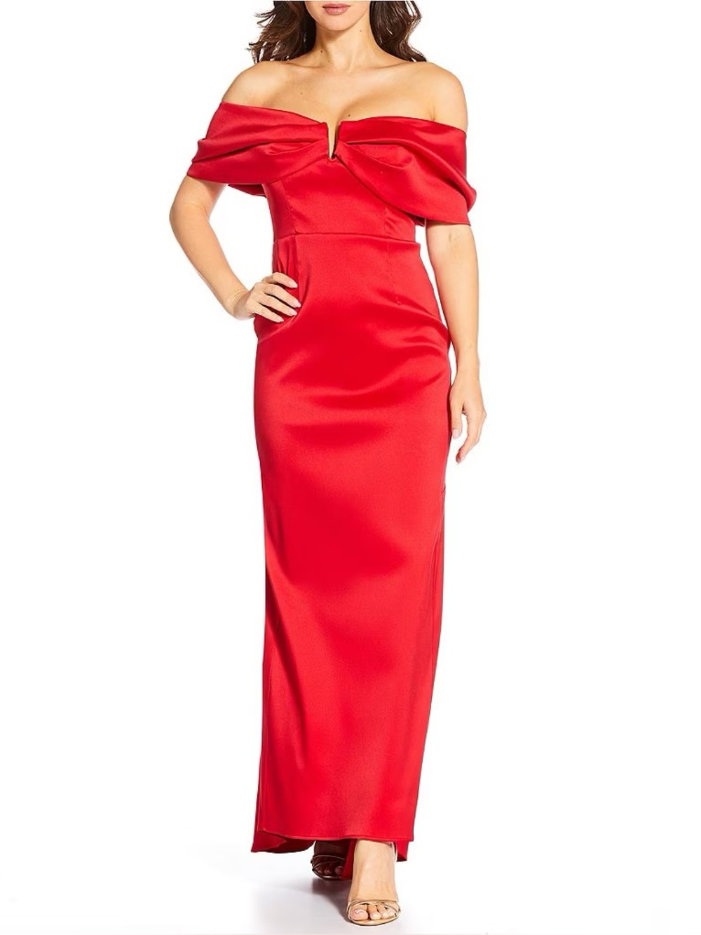 Muse by Marchesa Pansy Off-the-Shoulder Maxi Dress